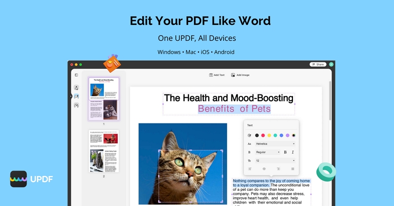 UPDF — Best PDF Editor for Windows 10