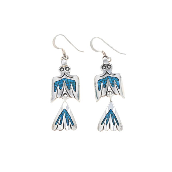 Navajo Silver Bird Earrings